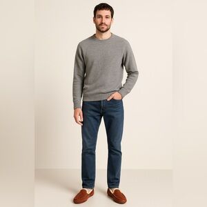 UGG Ascot Shoes Mens US 12 Suede Shearling Chestnut Moccasin Slippers Loafers